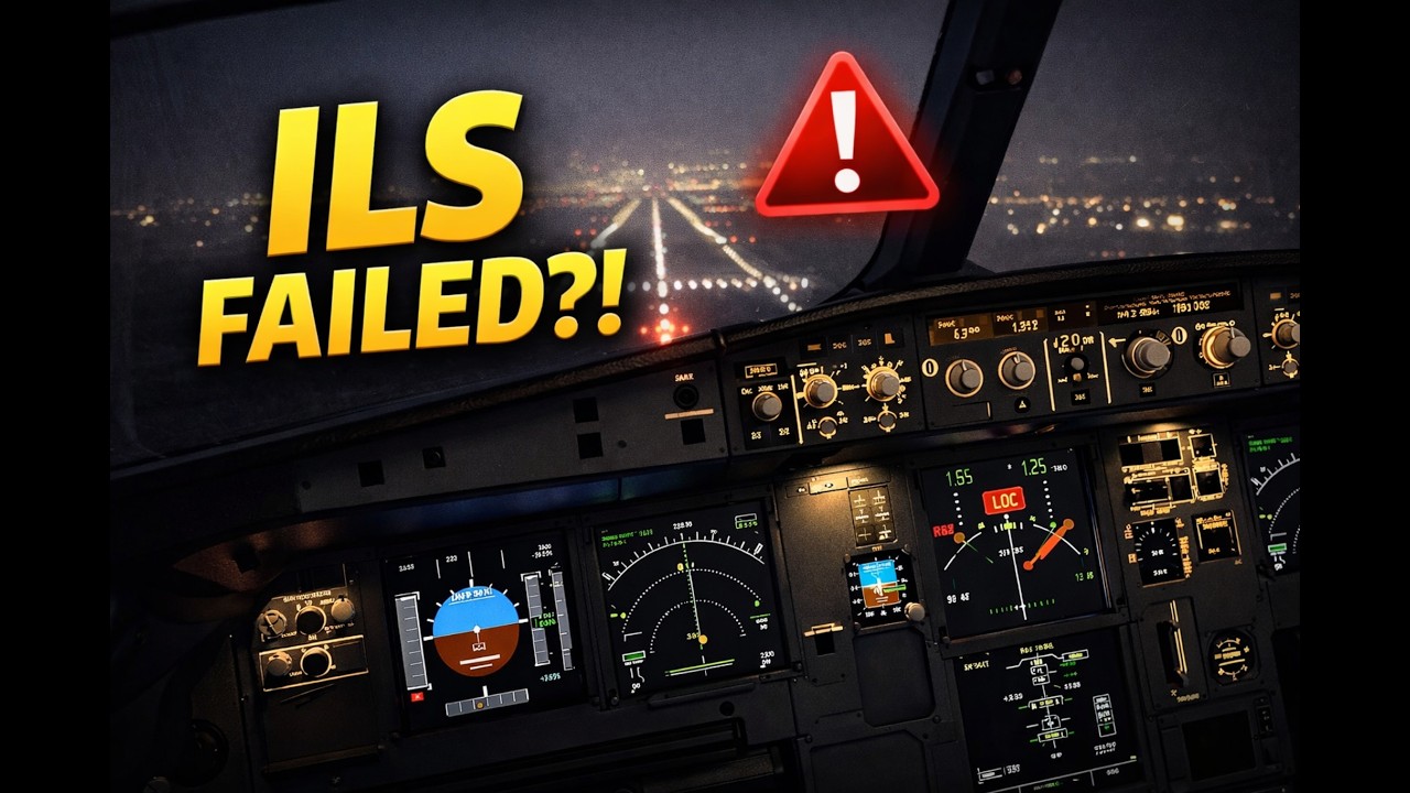 🔥 ILS FAILED During Night Landing! 😳  A320 Full Flight VOMM → VOBL #msfs