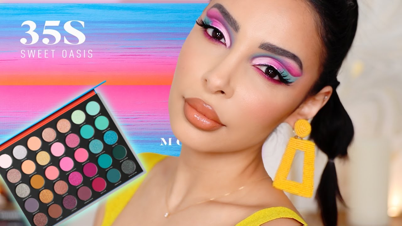 Sweet Oasis MORPHE : Make up rose et bleu pour le moral