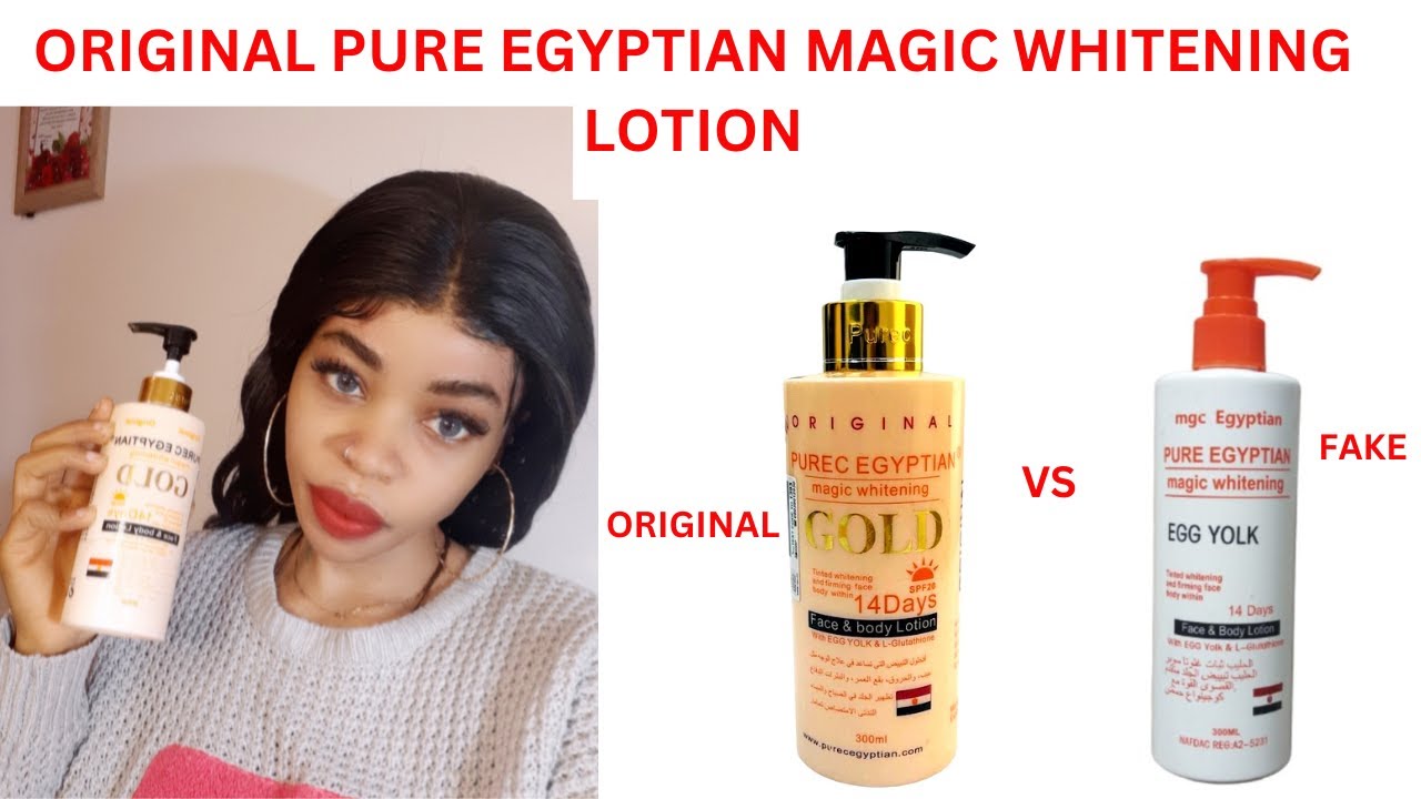 ORIGINAL PURE  EGYPTIAN MAGIC WHITENING LOTION REVIEW