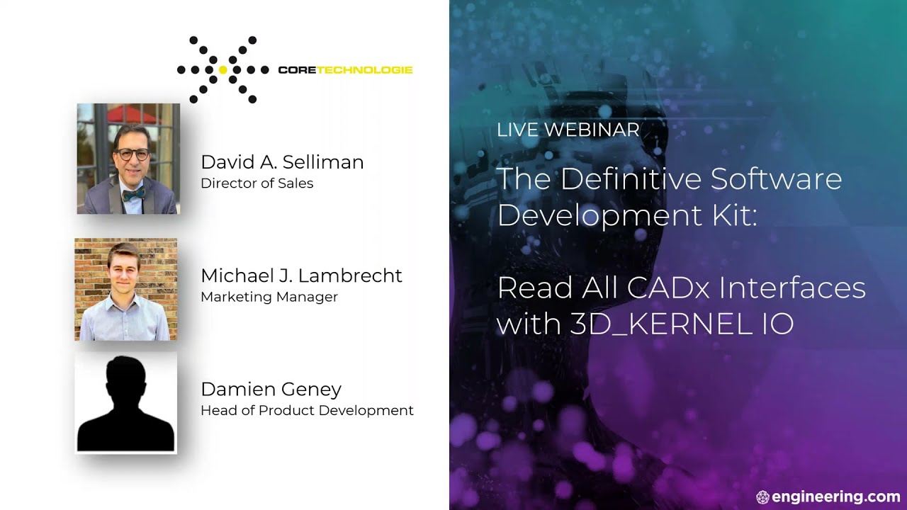 The Definitive Software Development Kit Read All CADx Interfaces with 3D_KERNEL_IO
