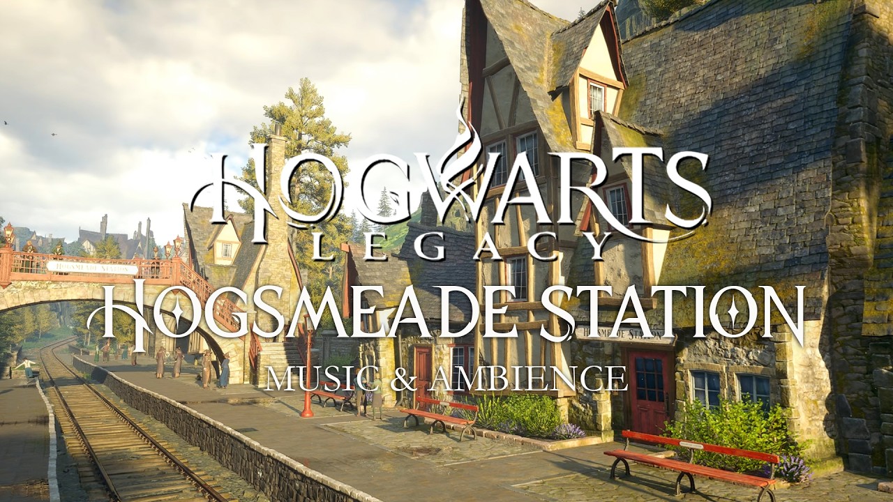 Tranquil Spring At Hogsmeade Station - Calming & Peaceful Harry Potter Music & Ambience