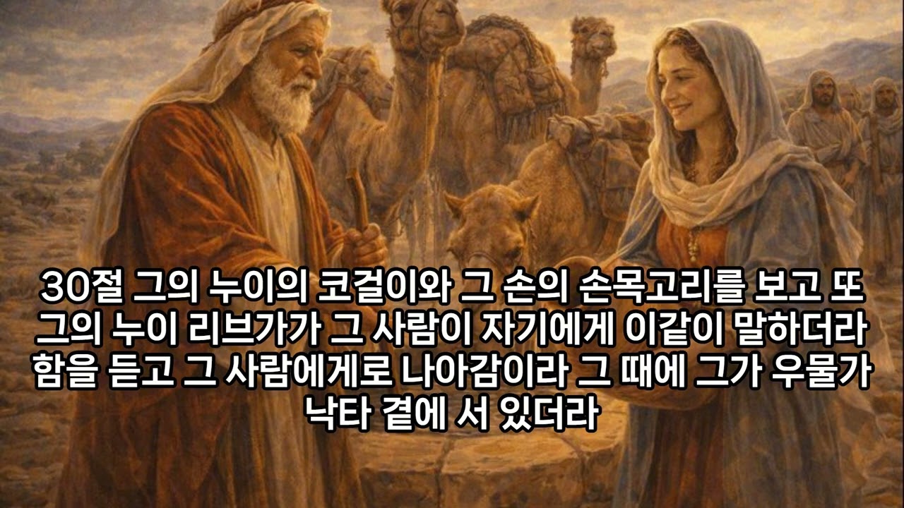 창세기 24장 1절~67절  #fyp  #yt #youtube #foryou #2026 #video #bible #verse