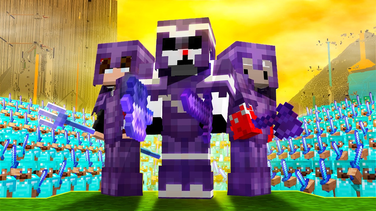5 Pro Minecraft VS 500 JOUEURS