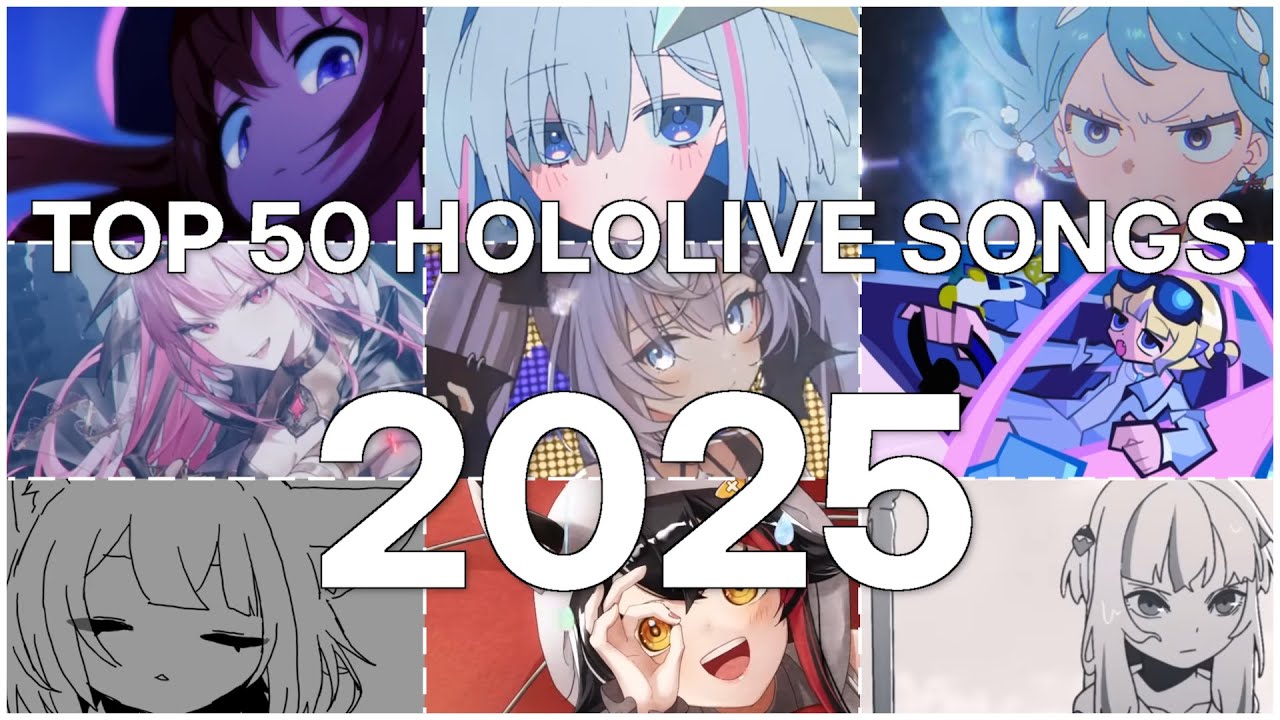 Top 50 Hololive Original Songs of 2025