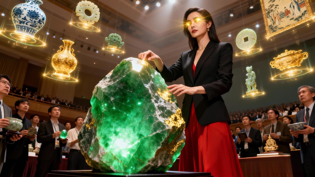 【完結】🔥普通石頭竟是翡翠玉石？我靠黃金瞳發家致富