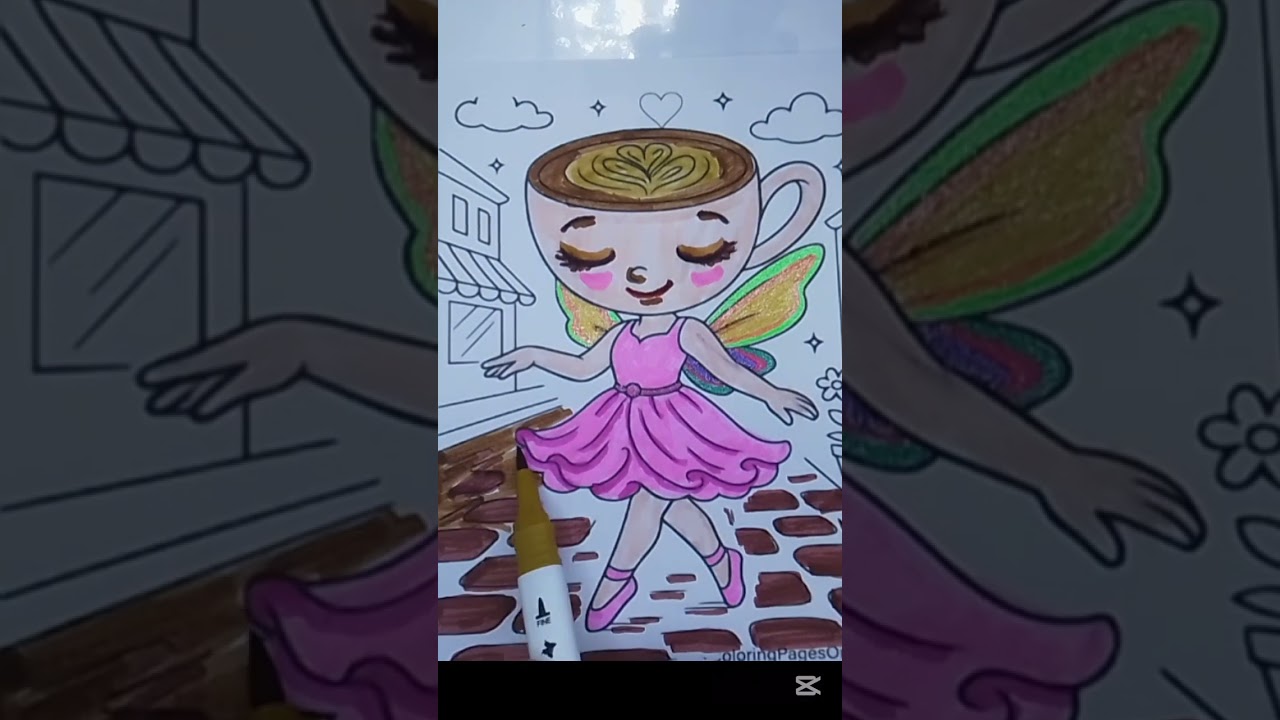Vallerina Cappuccino Coloring Book | Cute & Relaxing Coloring Video