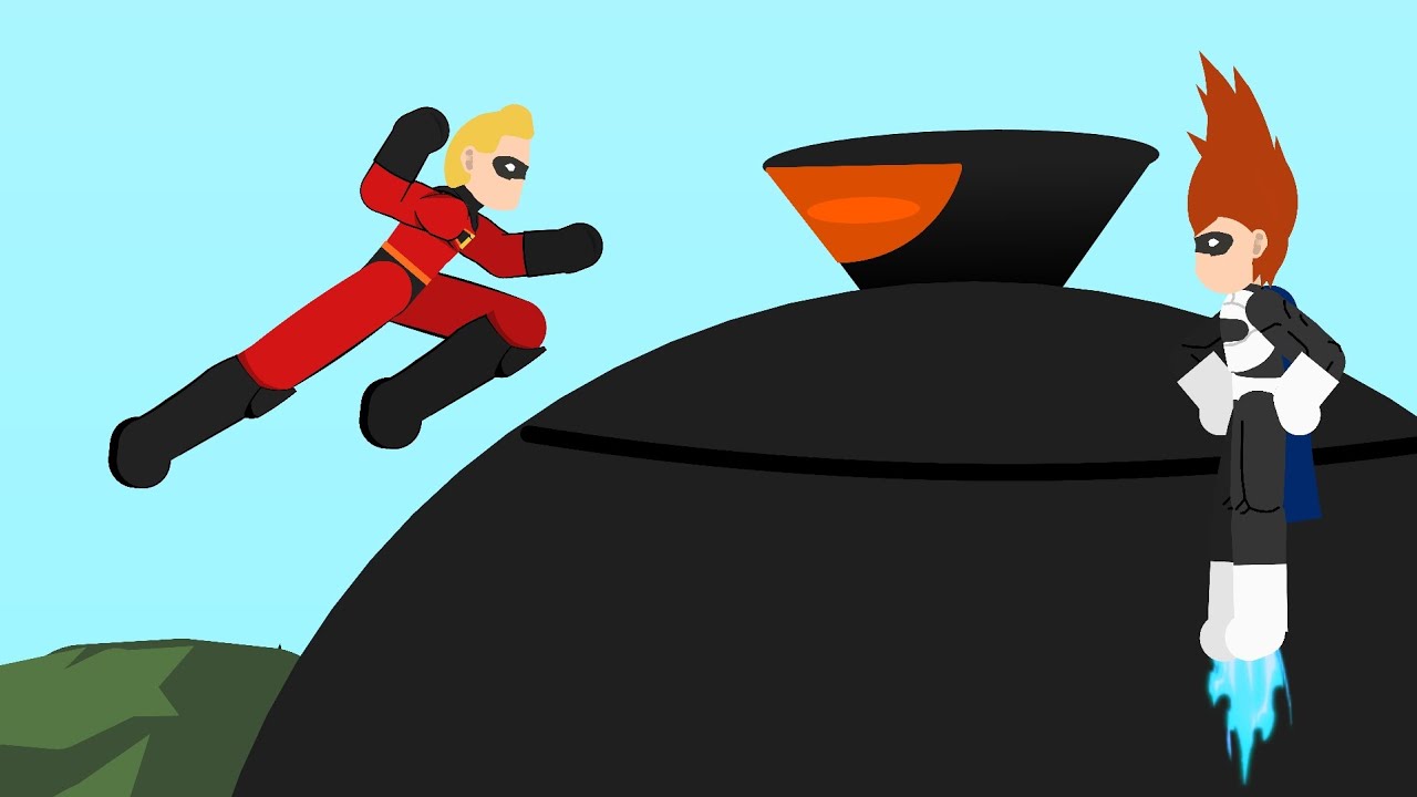 Omnidroid V.X 9 vs Super (The incredibles) 