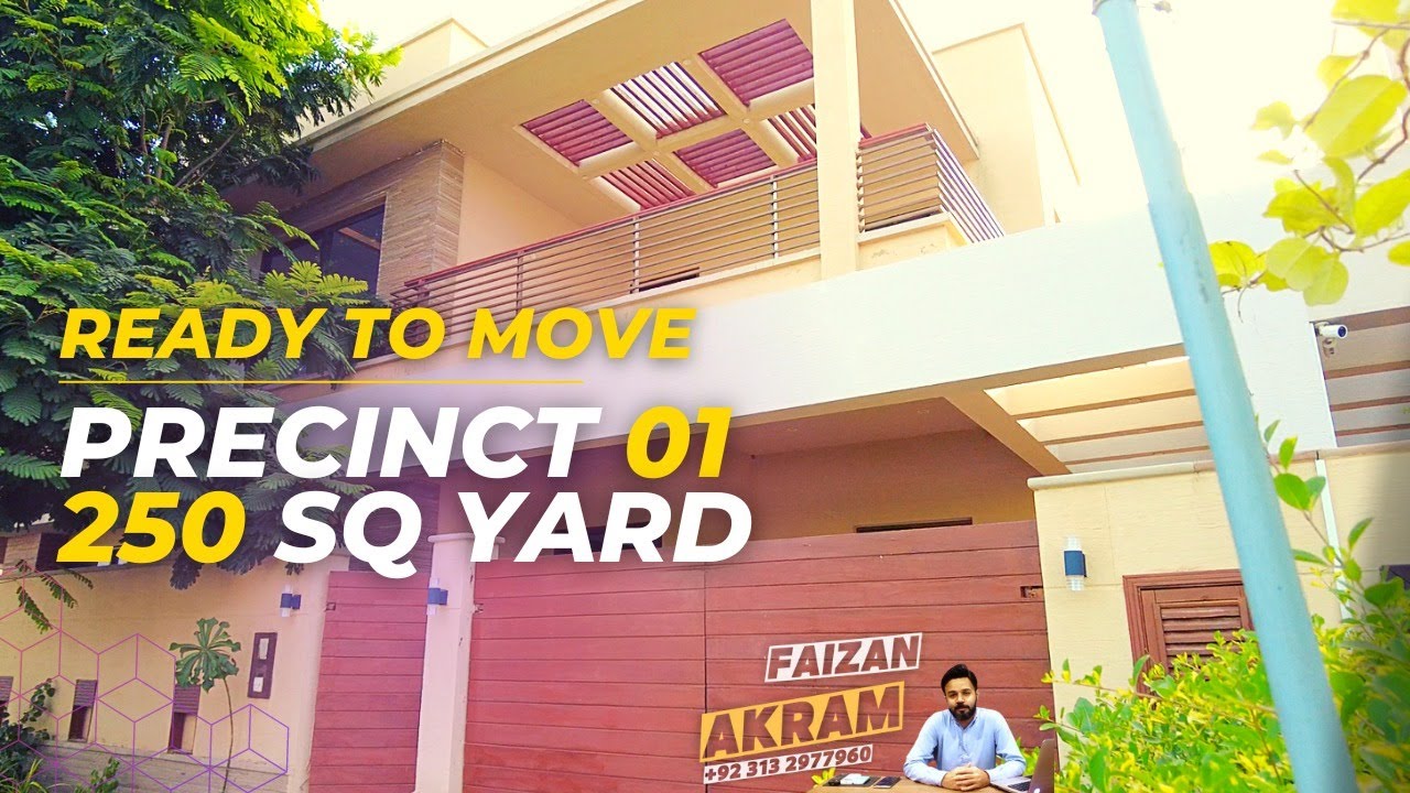 Precient # 01 Villa For Sale (Ready to Move) #bahriatown #propertyforsale #villa