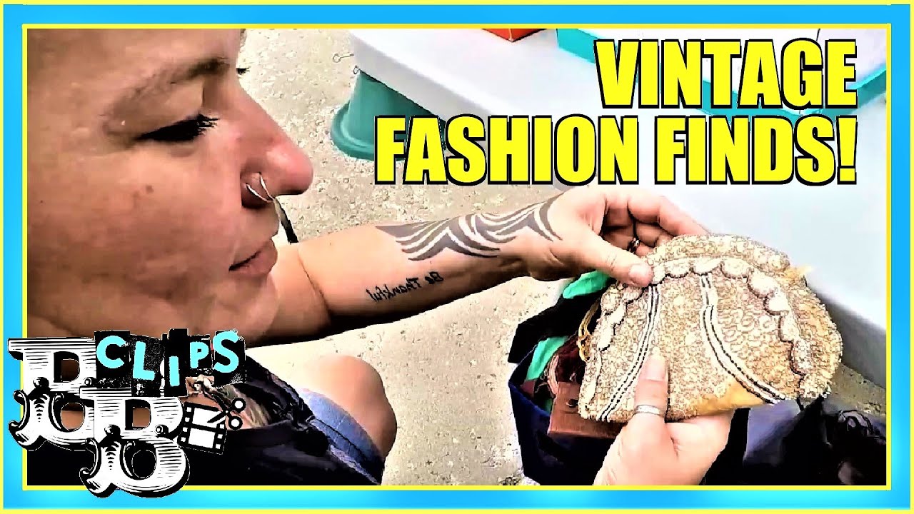WE FOUND SOME INCREDIBLE VINTAGE PURSES AT THIS GARAGE SALE! - RETRO FASHION FIND