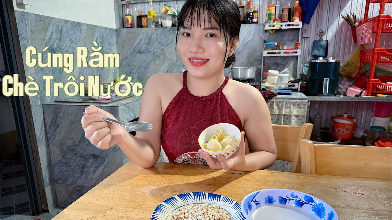7 Nổi 3 Chìm với nước non …Chè Trôi Nước Rừng với Lá Dứa Thơm Ngon #ngocthamvlog 
