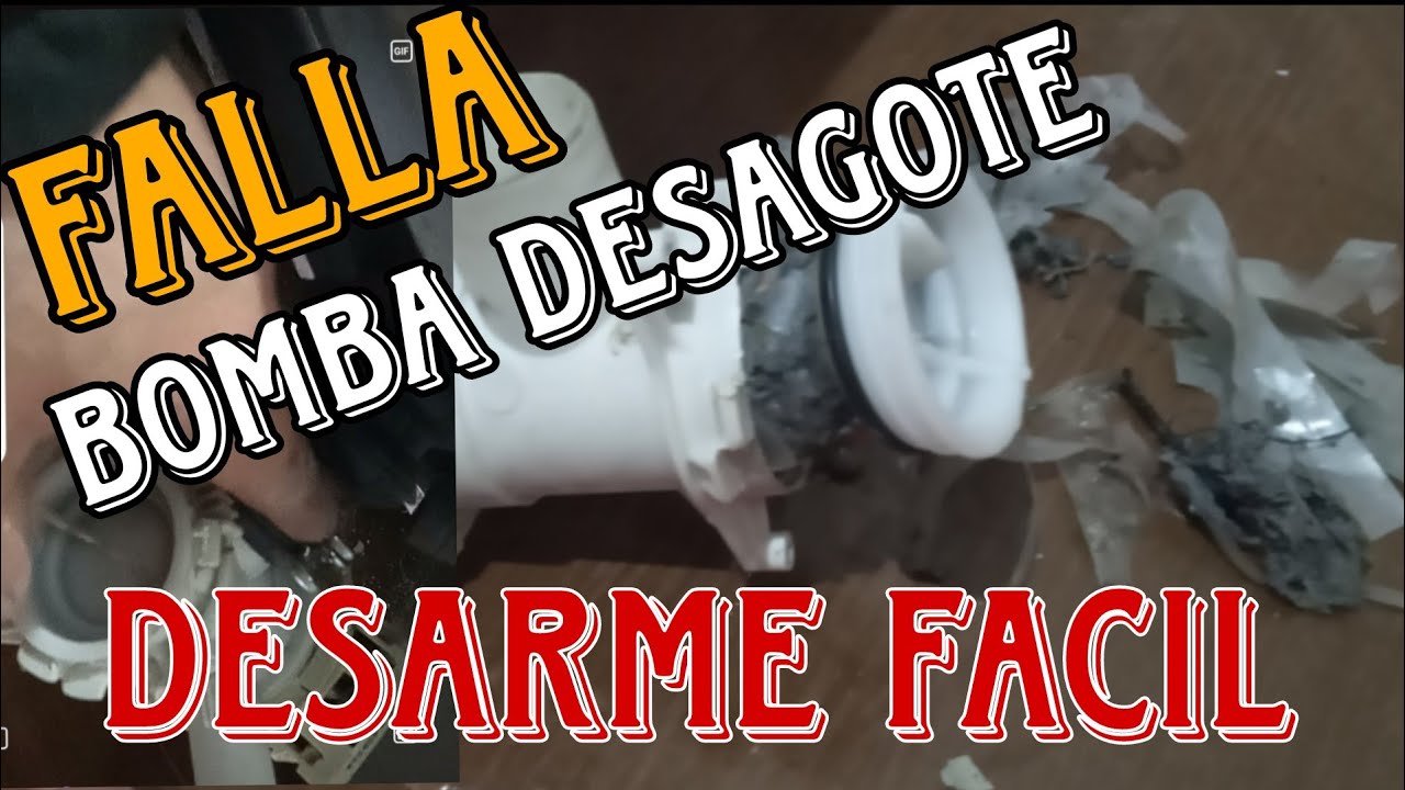 FALLA DRENAJE/LAVARROPA DEJA ROPA MOJADA AL TERMINAR👇👇👇