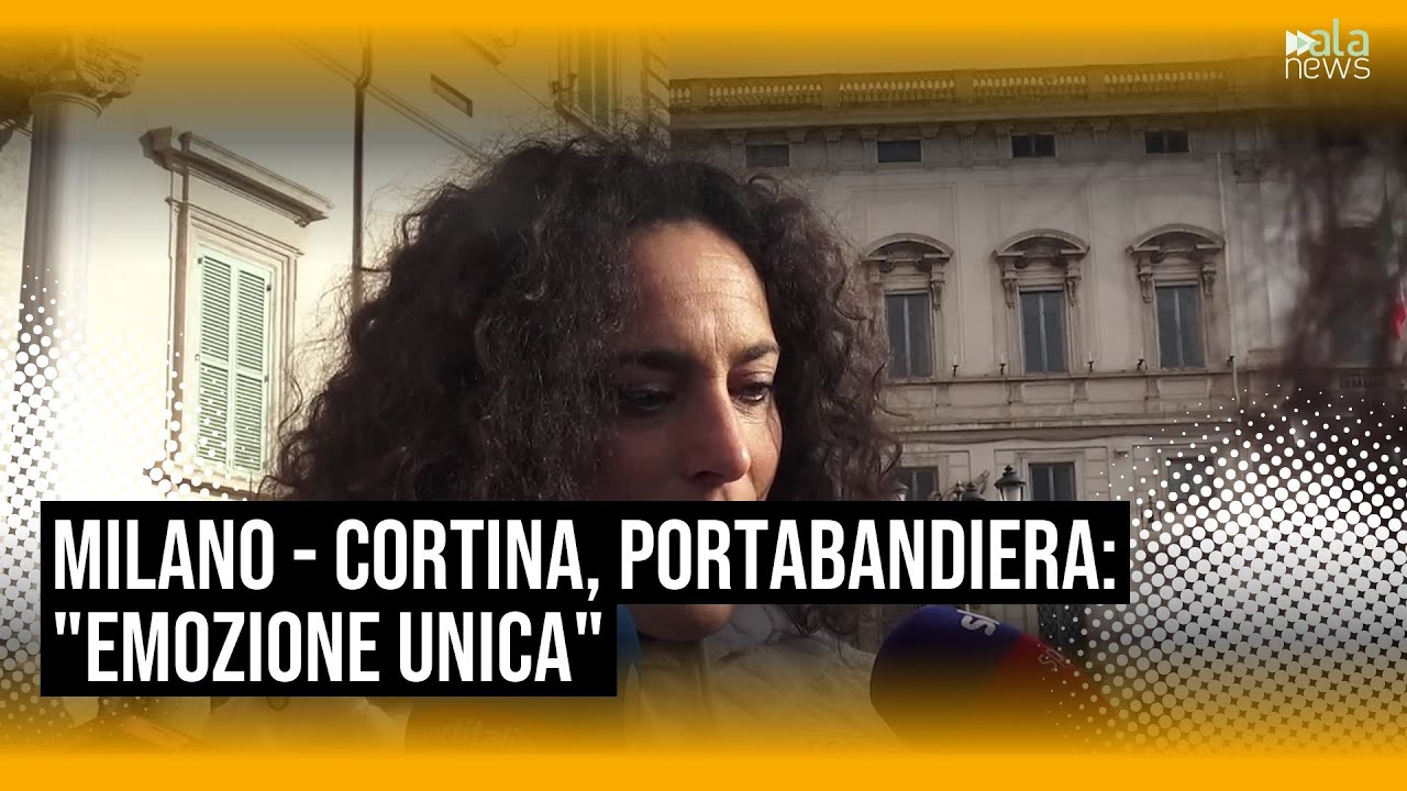 Milano Cortina 2026, i portabandiera all'unisono: 