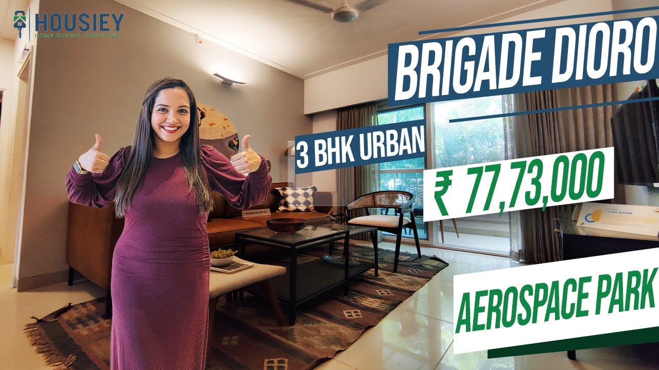 Brigade El Dorado Bangalore | 3 BHK Urban Sample Flat Tour | Brigade Aerospace