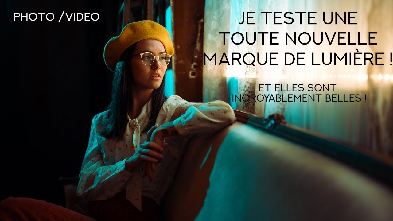 Je teste une toute nouvelle marque de lumière ! Et c'est cool !
