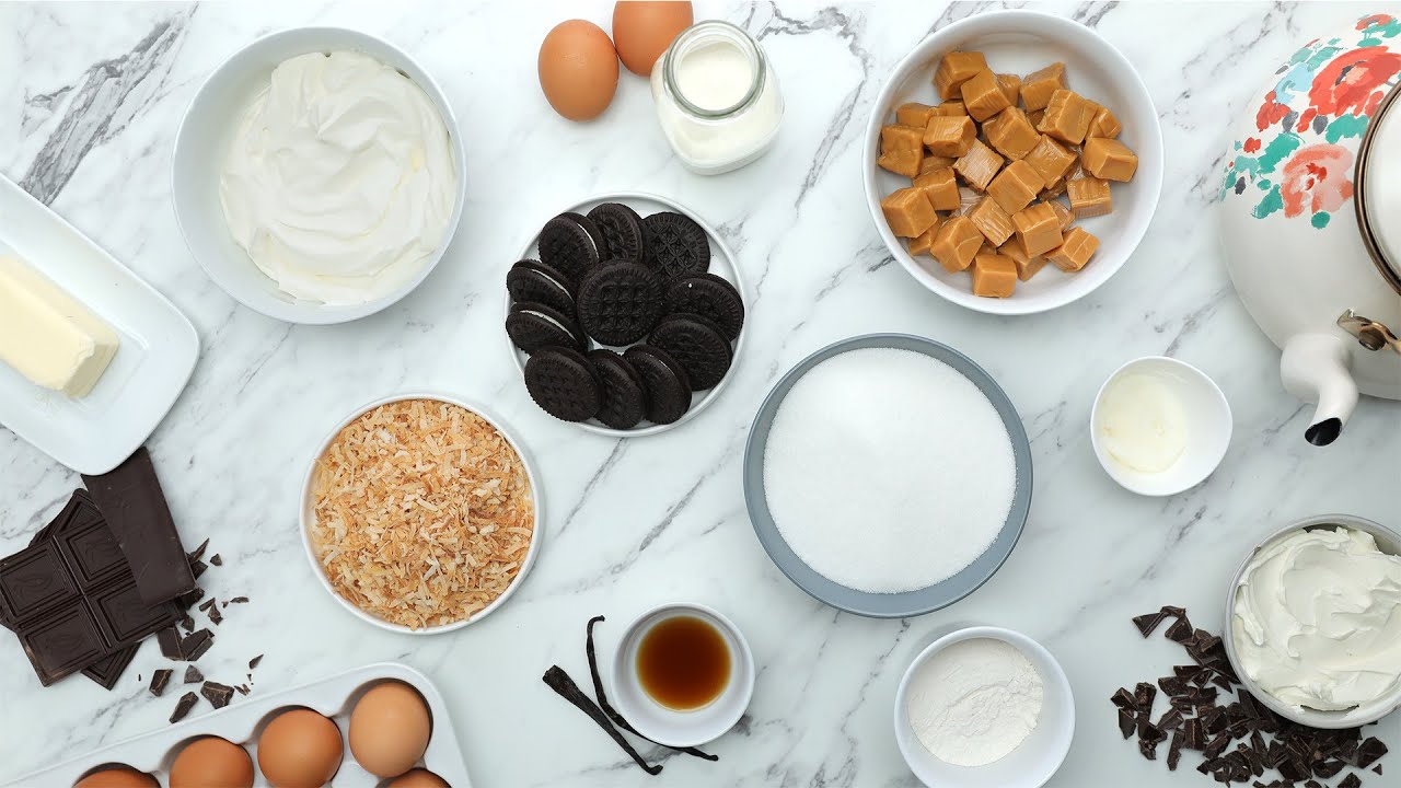 Chocolate Coconut Caramel Cheesecake // Presented by LG USA