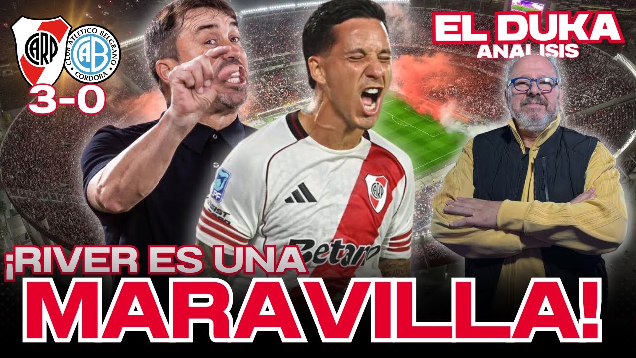 &iexcl;RIVER ES UNA MARAVILLA! - River Plate vs Belgrano (3-0)- ELDUKA