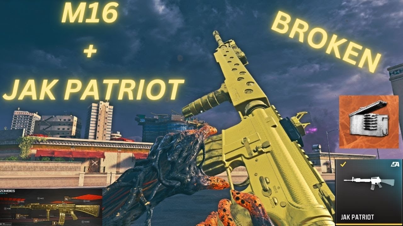 M16 + NEW JAK PATRIOT CONVERSION KIT( No commentary)