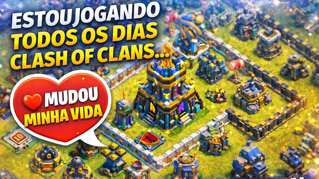 O Clash of Clans mudou minha vida… jogando TODOS OS DIAS