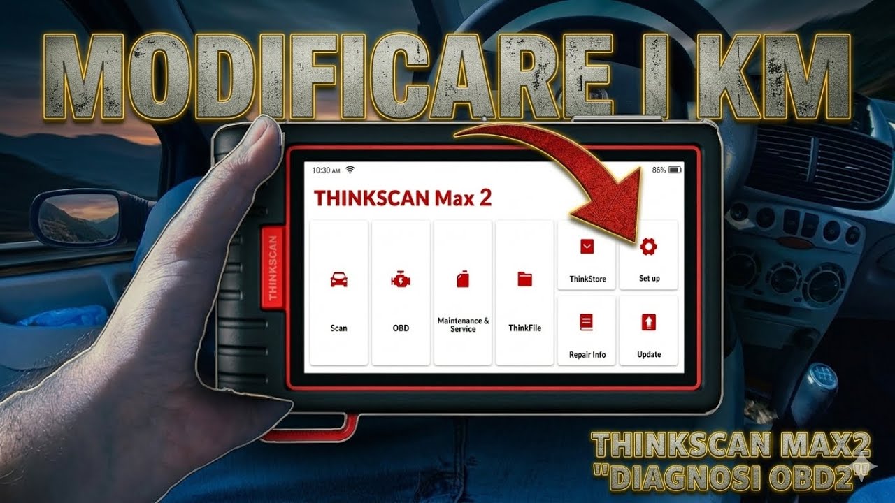 MODIFICARE IL CHILOMETRAGGIO DELL&rsquo;AUTO | Thinkscan max 2 2024| Diagnosi obd2