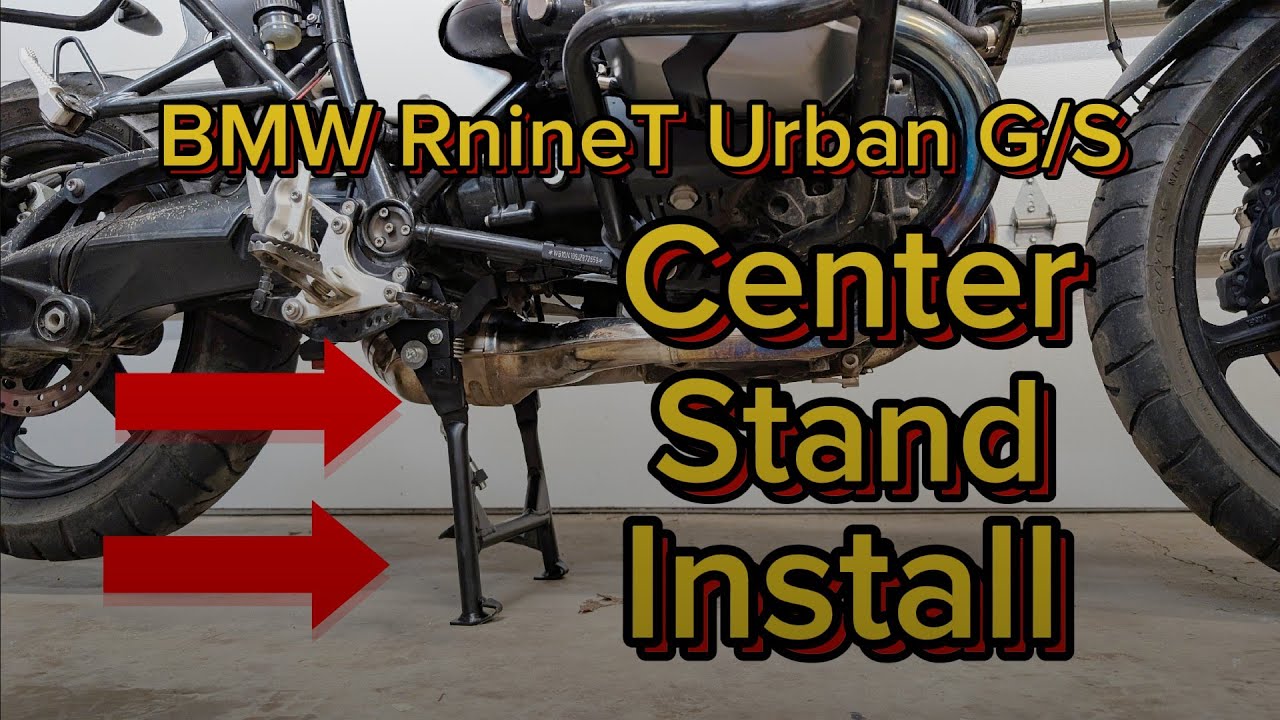 BMW RnineT Service: Center Stand Install
