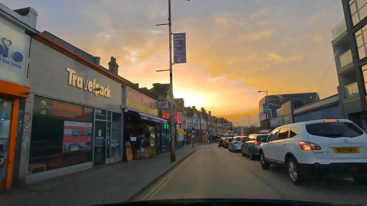 4K Driving Tour of Wembley London, UK
