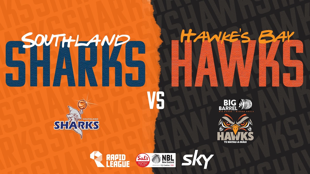 LIVE 🔴 Southland Sharks v Hawke&rsquo;s Bay Hawks | @SalsNBL 2026