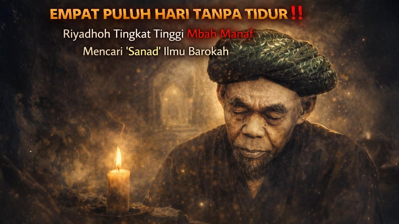 EMPAT PULUH HARI TANPA TIDUR ‼ Riyadhoh Tingkat Tinggi Mbah Manaf Mencari 