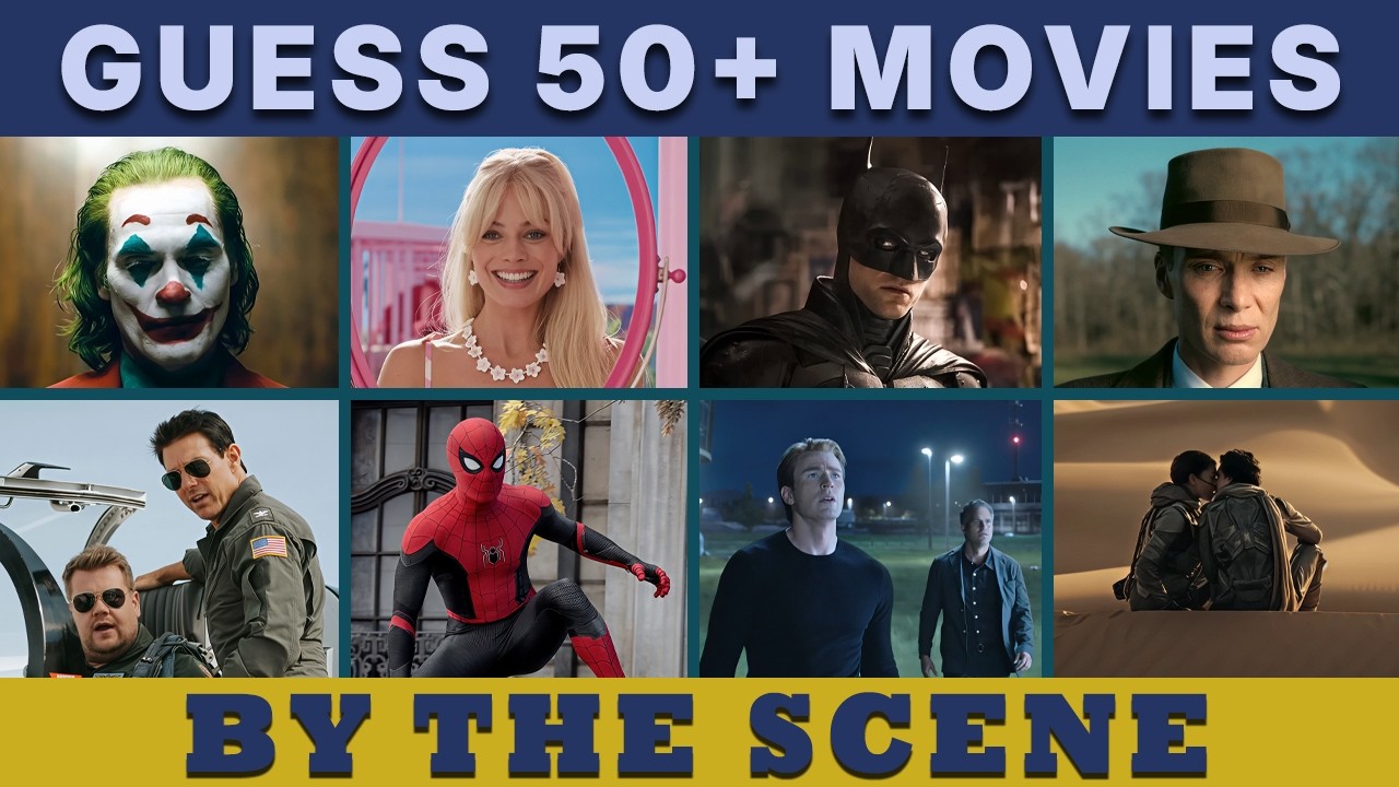 🎬 50+ Movie Quiz Challenge | Guess the Movie by the Scene