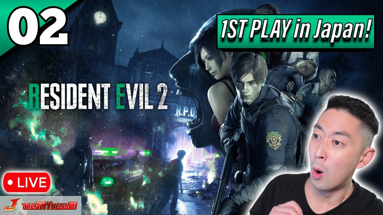 🔴 LIVE ☂️ Resident Evil 2 Remake Pt 2 | 🌎 Overwatch 2 in Tokyo!