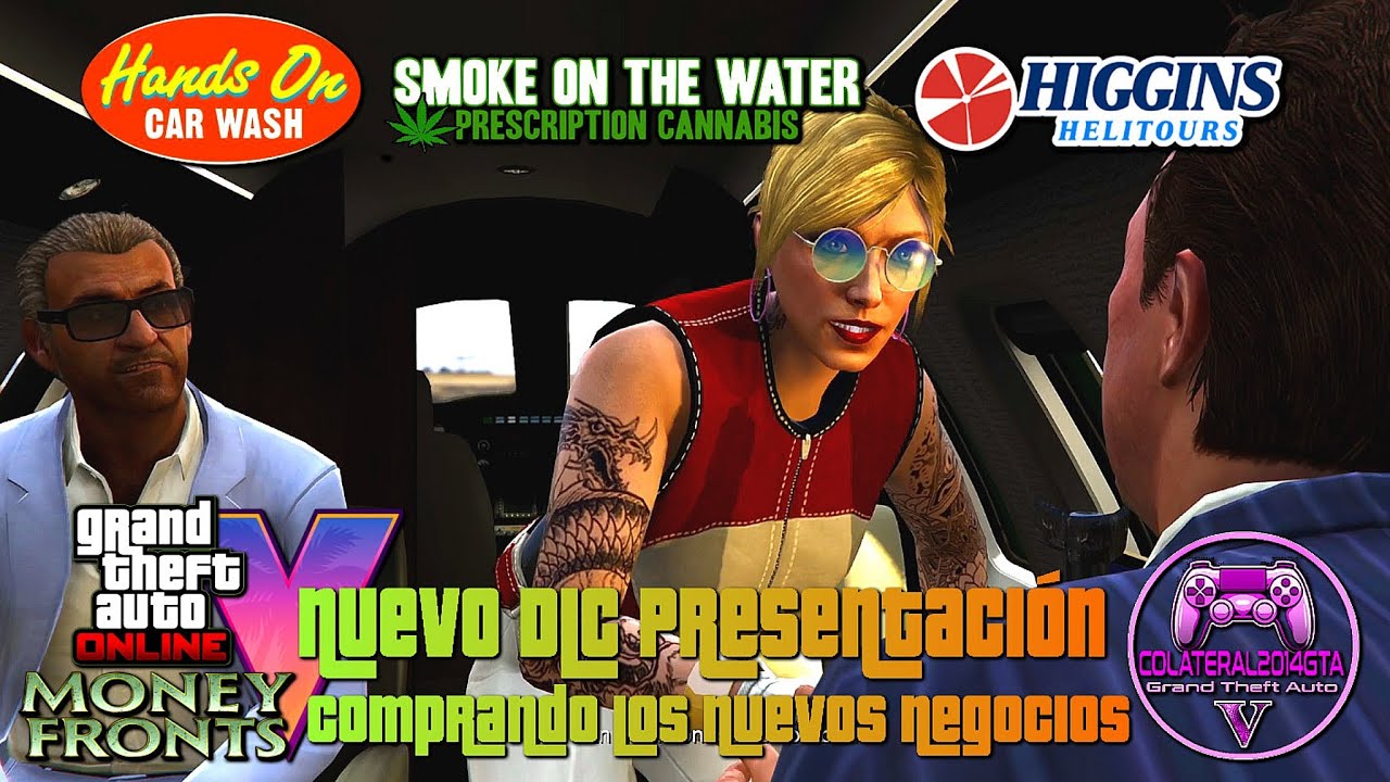 NUEVO DLC Money Fronts. Presentación Comprando los Nuevos Negocios  GTA Online.