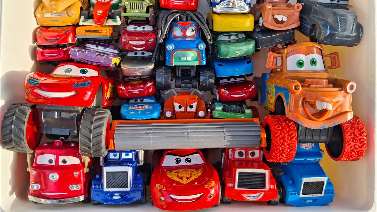 Disney Pixar Cars Unboxing Review | Lightning McQueen, Tow Mater, Doc Hudson, Sally Carrera, Mack.