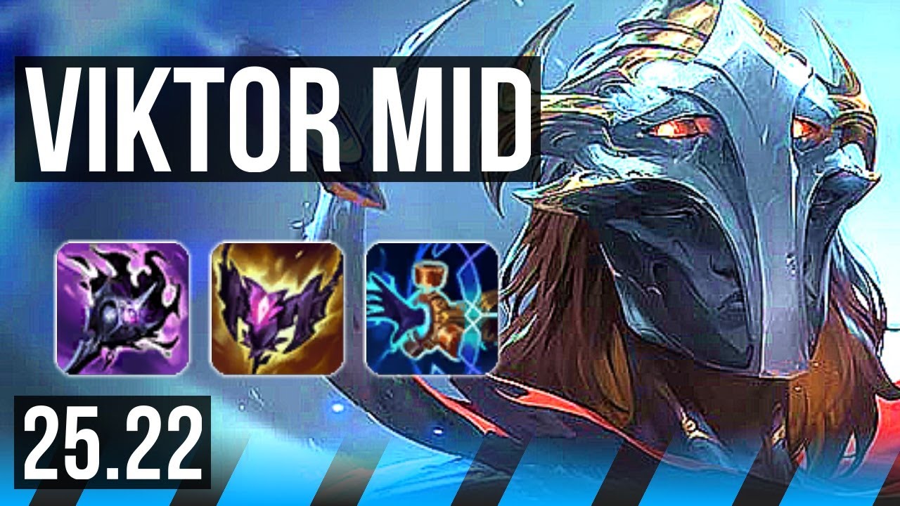 VIKTOR vs KATARINA (MID) | 53k DMG, Legendary | EUW Master | 25.22