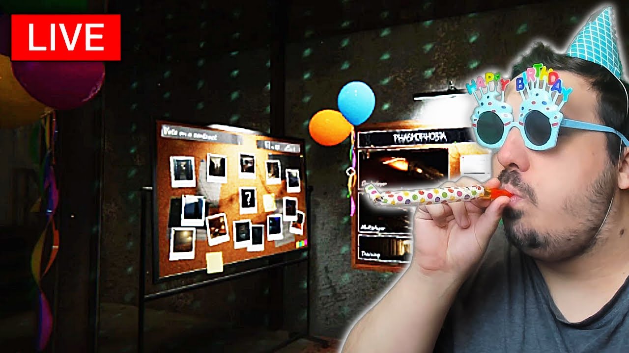 5 YEAR ANNIVERSARY! - New Phasmo Badge!! | Phasmophobia LIVE!