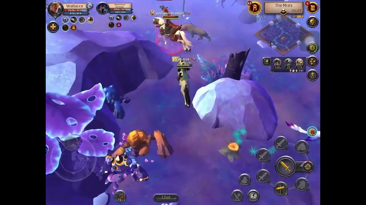 Albion Online: Adventures of a flat 7 broadsword in black zone mists