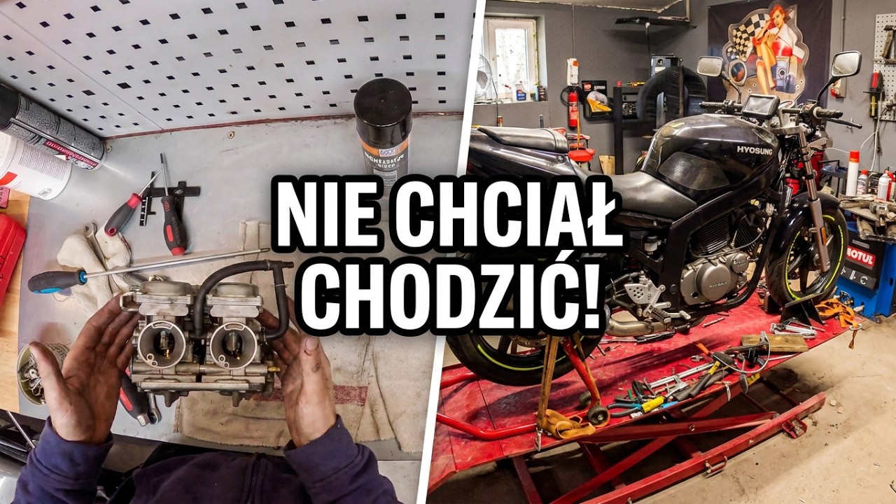 Hyosung GT 125 serwis po zakupowy...po dłuższym postoju