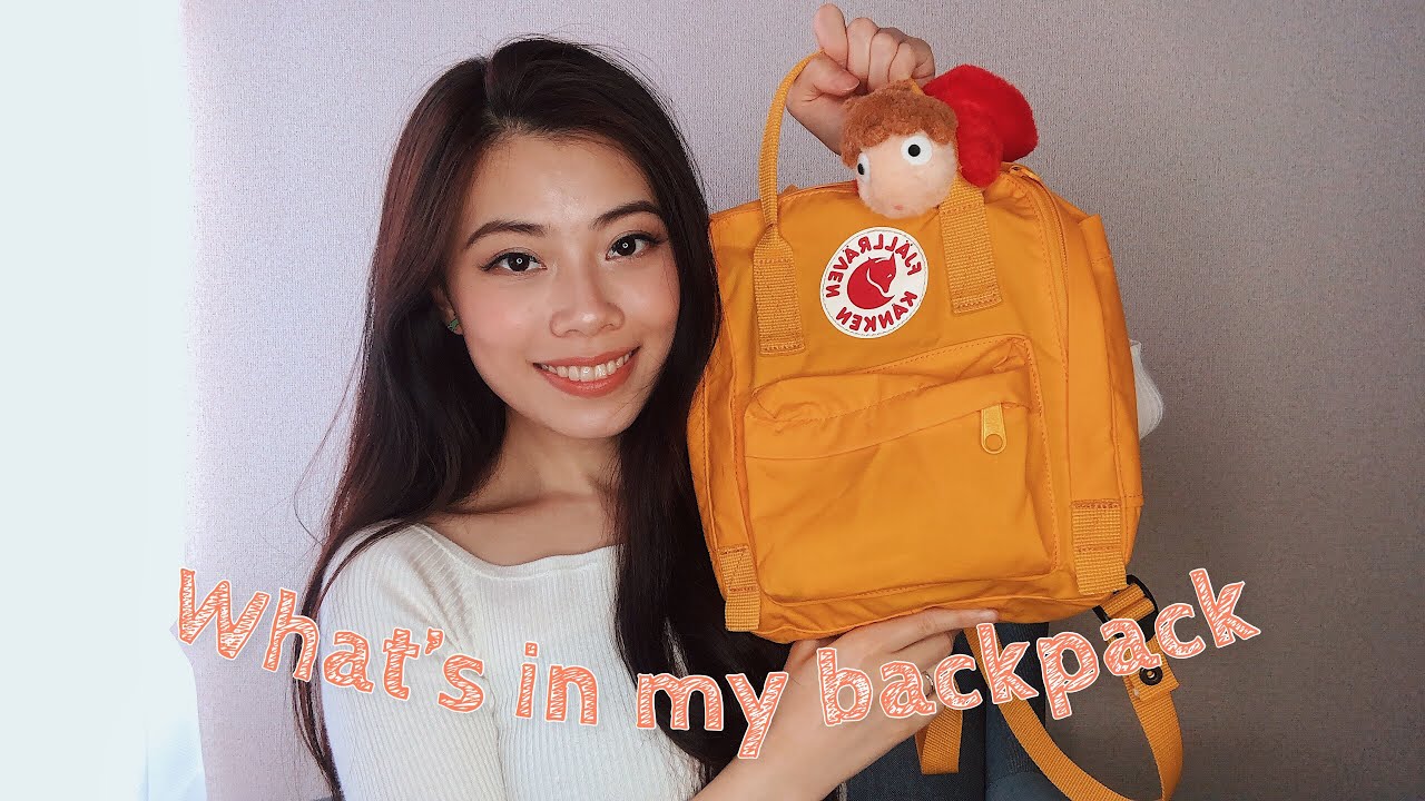 What’s in my Fjallraven Kanken backpack🎒