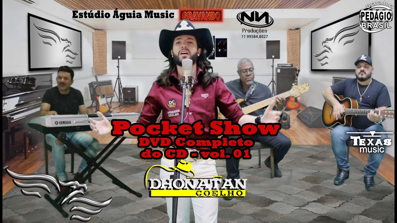 Dhonatan Coelho - Pocket Show Completo (1º CD em Vídeo no Estúdio)