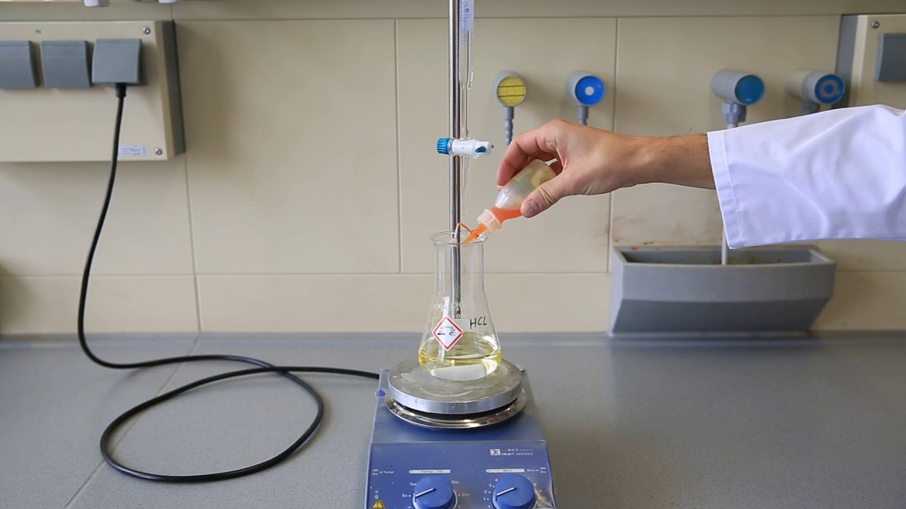S&auml;ure-Base-Titration