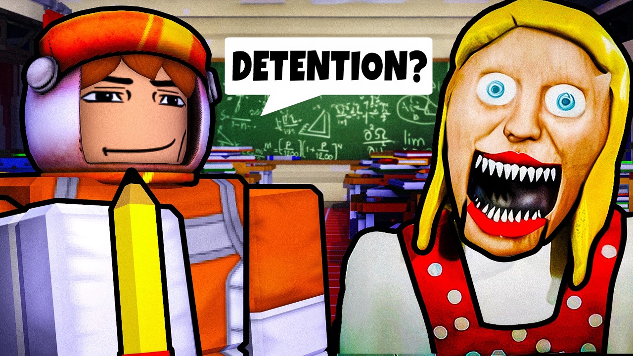 Playing Roblox's Most HORRYFING School...
