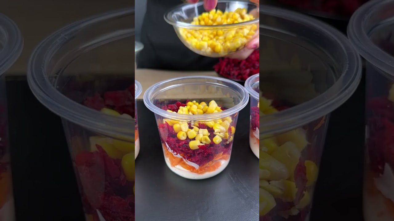Salad for the whole week for those who are too lazy to make salad every day!