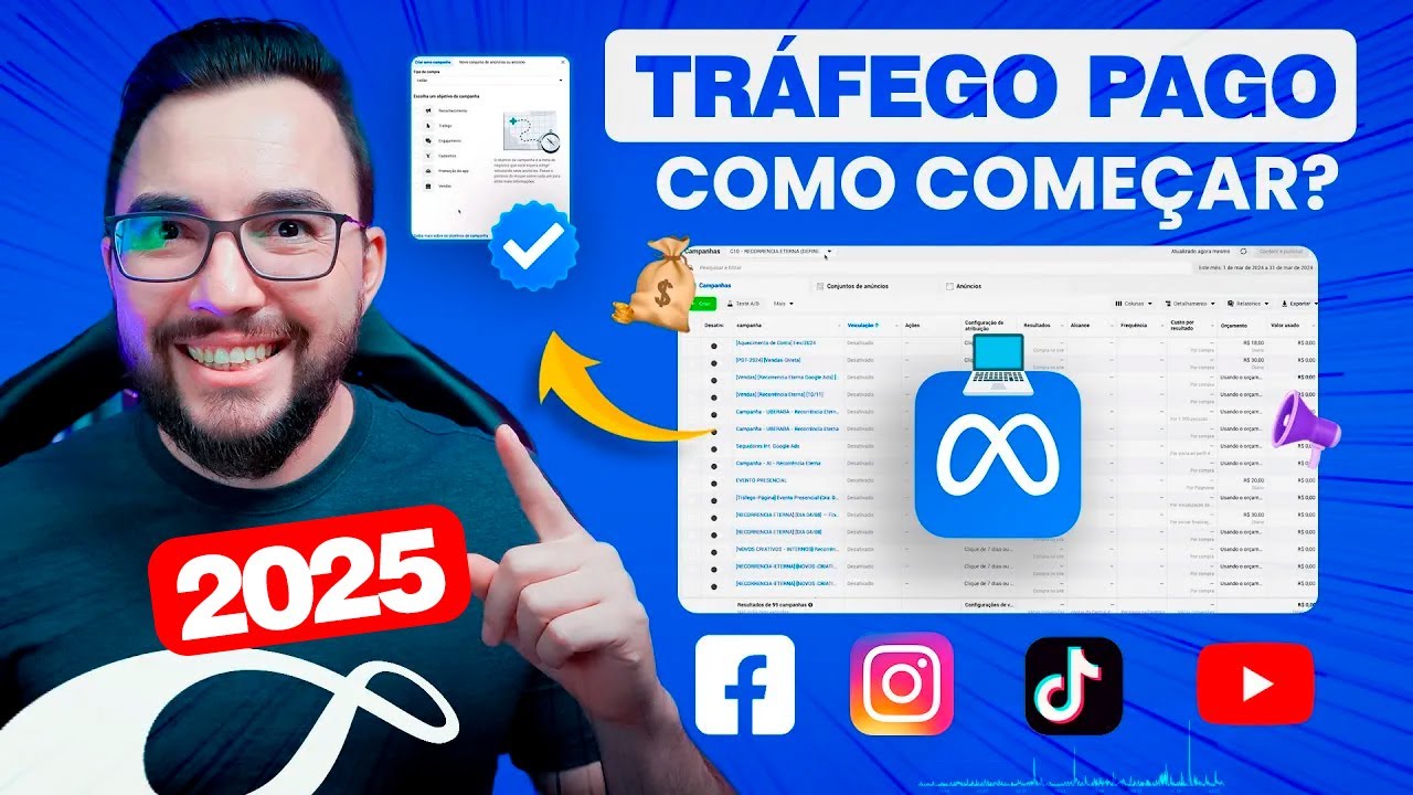 💰 Gestão de Tráfego Pago - Como começar e faturar alto! Passo a Passo 2025