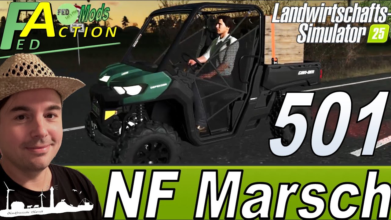 LS25 🚜 501 NF Marsch 4fach Kleine Ladung Kürbis für den Hofladen #landwirtschaftssimulator25 #letsp