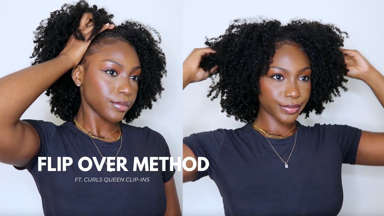 ЛУЧШАЯ установка клипс | Метод переворота 4a-4b | Curls Queen x MichelleGabrielle