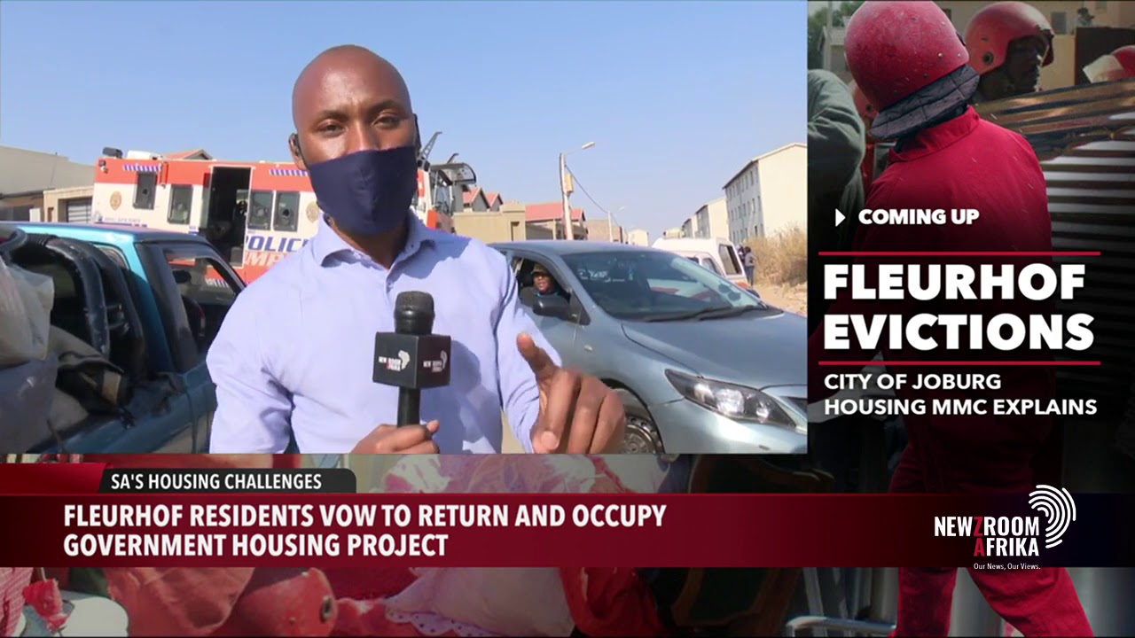 Fleurhof residents have vowed to go back and occupy government's housing project