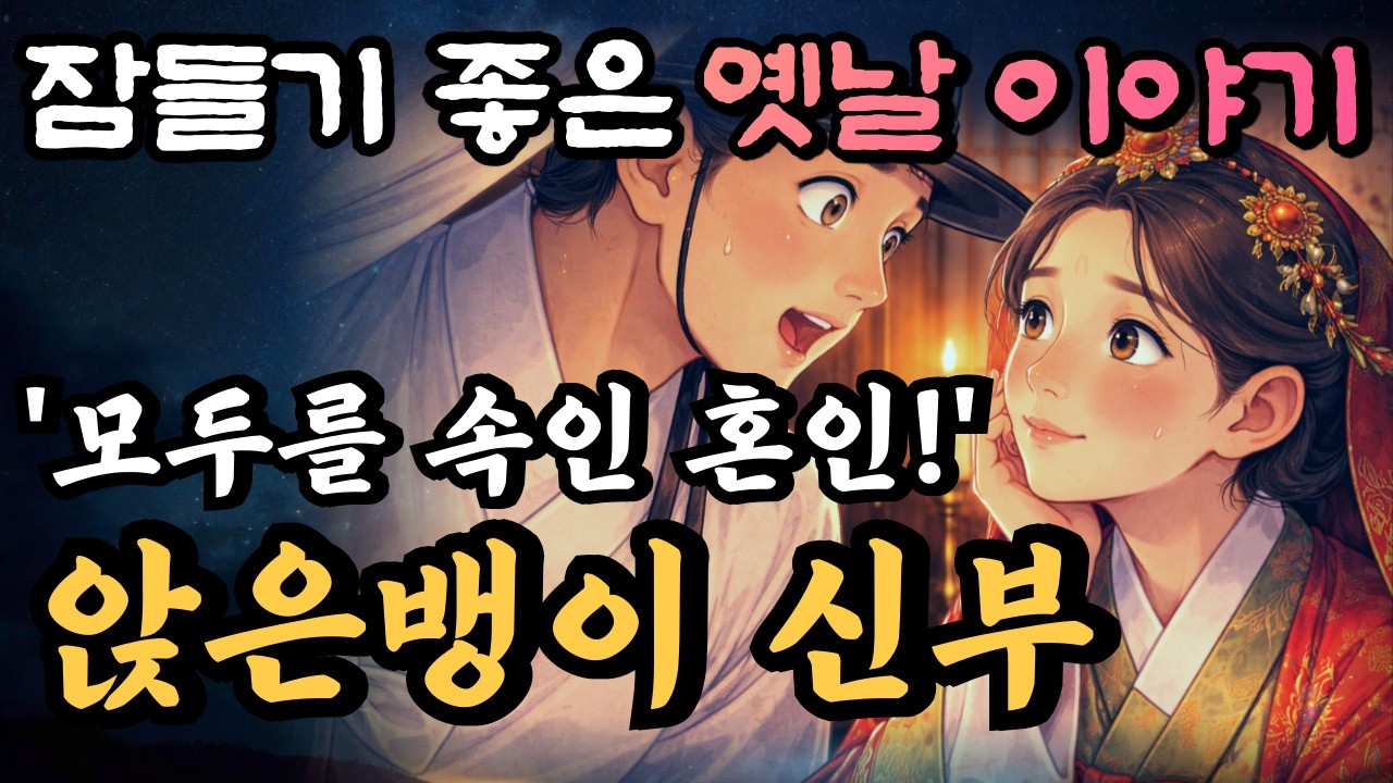 🌛첫날밤 알게된 신부의 비밀!! 앉은뱅이 신부 등 2편/중간광고 없는 옛날이야기 1시간,설화,민담,오디오북,잘 때 듣는,수면유도,풍경,경치