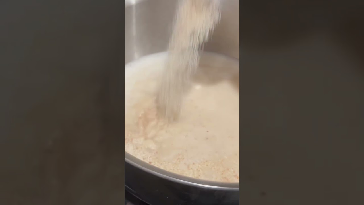 Hot Cereal in the Making
