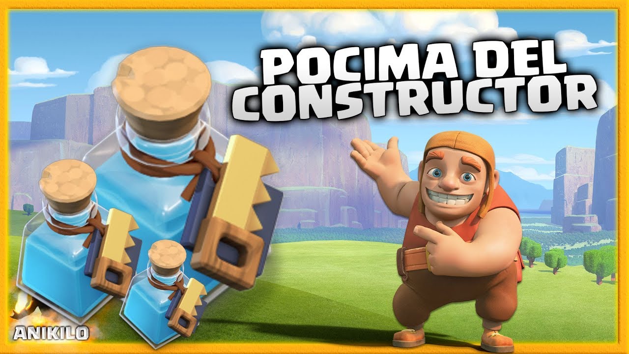POCIMA DEL CONSTRUCTOR &iquest;FUNCIONA ? &iquest; COMO SE UTILIZA ? - TALLER DE CONSTRUCTOR CoC