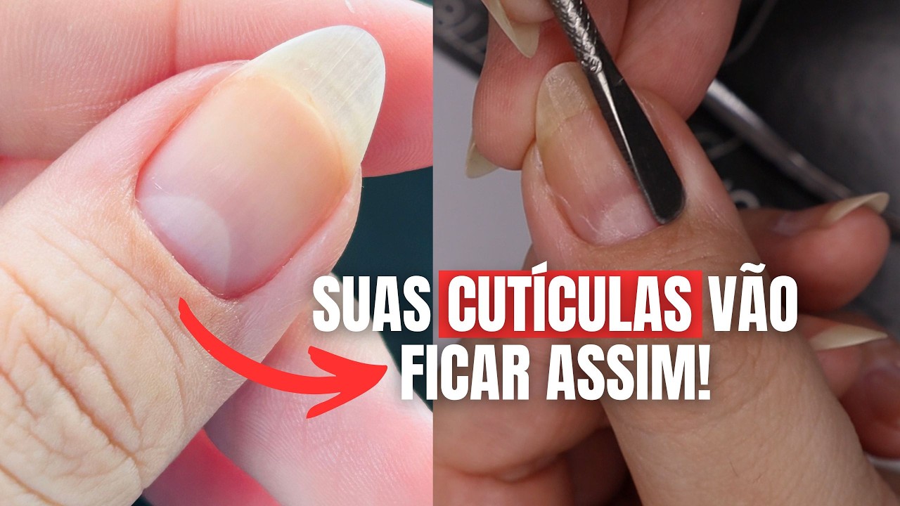 Fazer as Unhas SEM TIRAR CUTÍCULAS é muito fácil depois que você entende isso!