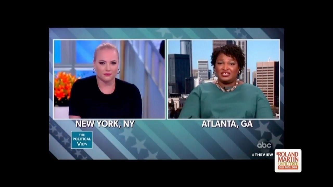 Stacey Abrams Shuts Meghan McCain Down On Questions About Her Stance On Gun Control