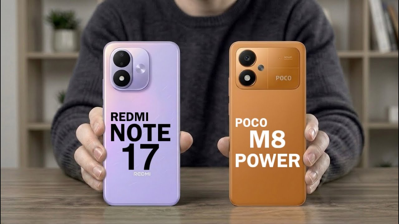 Redmi Note 17 vs POCO M8 Power 